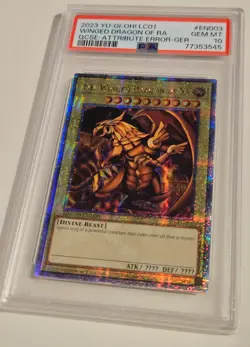 2023 Yu-Gi-Oh! LC01-EN003 Winged Dragon Of Ra QCSR PSA 10 QCR 25th Anniversary - Image 3