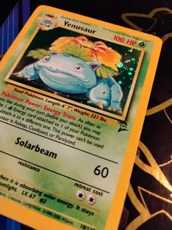 Pokemon TCG Venusaur Base Set 2 Holo Unlimited Rare Card 18/130 - Image 2