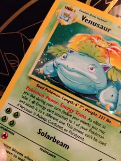 Pokemon TCG Venusaur Base Set 2 Holo Unlimited Rare Card 18/130 - Image 3