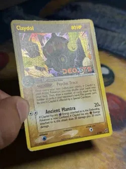 Claydol 5/107 EX Deoxys Reverse Holo Foil Stamped Rare Pokemon Card LP MP - Image 4