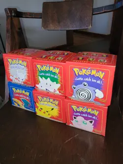SEALED Pokemon 23K Gold Plated Cards Limited Edition FULL Set of 6 Burger King - Image 1
