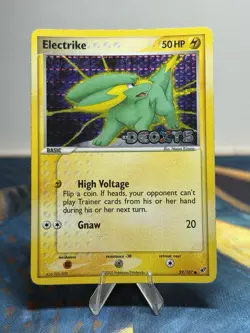 Electrike 59/107 EX Deoxys Reverse Holo 2005 Pokemon TCG Card Stamped - Image 1