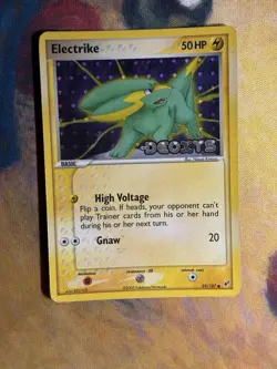 Electrike 59/107 EX Deoxys Reverse Holo 2005 Pokemon TCG Card Stamped - Image 2
