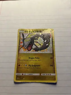 Pokemon TCG Shining Rayquaza Holo Rare Card Shining Legends 56/73 - Image 1