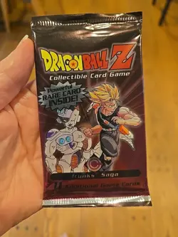 Dragon Ball Z 2000 Trunks Saga Booster Pack w/Rare Card-Factory Sealed Score NIP - Image 1