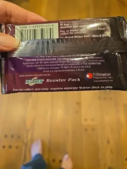 Dragon Ball Z 2000 Trunks Saga Booster Pack w/Rare Card-Factory Sealed Score NIP - Image 5