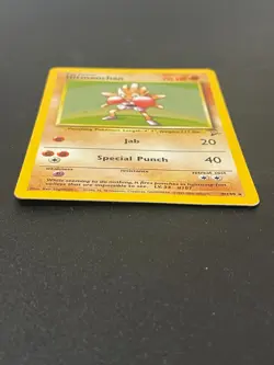 Hitmonchan 8/130 Holo Rare WotC Card Pokemon Base Set 2 - Image 3