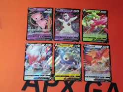 Pokemon 6 Card Lot Mew V Ho-Oh V Typhlosion V and More - Image 1