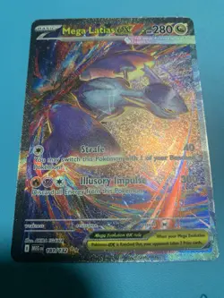 Mega Latias EX SIR 181/132 Secret Rare Pokemon Card (PACK FRESH) Mega Evolutions - Image 1