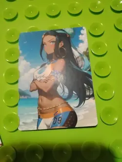 Nessa Trainer Goddess Anime Waifu Poke Double Sided Trading Card PEEKA BOO - Image 2