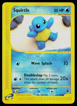 Pokemon Card - Squirtle Expedition 131/165 Non Holo - Image 1