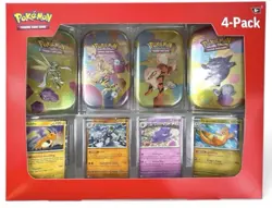 Pokemon Scarlet & Violet - 151 (4-Pack) Mini Tins w/ 4 Promo cards Sam's Sealed - Image 1