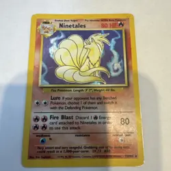 Ninetails - Vintage Pokemon Holo - Mint 1999 One Owner - Pokemon Trading Card - Image 1