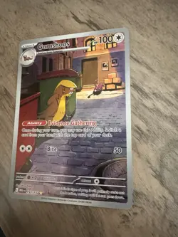 Gumshoos Illustration Rare 153/132 Mega Evolution Pokemon TCG Near Mint Card NM - Image 3