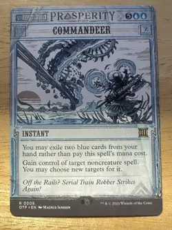 x1 Commandeer OTP Breaking News MTG 9 RARE M/NM 1x - Image 1