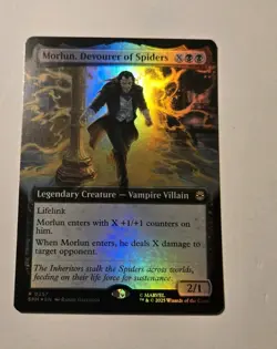 MTG Spiderman Morlun, Devourer of Spiders (Extended Art) - 0257 / NM / Foil - Image 1