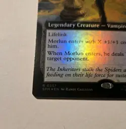 MTG Spiderman Morlun, Devourer of Spiders (Extended Art) - 0257 / NM / Foil - Image 2