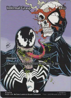 Infernal Grasp (Borderless) M Marvel Universe Eternal-Legal 18 NM - Image 1