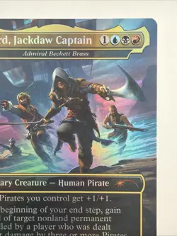 Edward, Jackdaw Captain - Admiral Beckett Brass (Rainbow Foil) Secret Lair Drop - Image 3