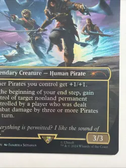 Edward, Jackdaw Captain - Admiral Beckett Brass (Rainbow Foil) Secret Lair Drop - Image 4