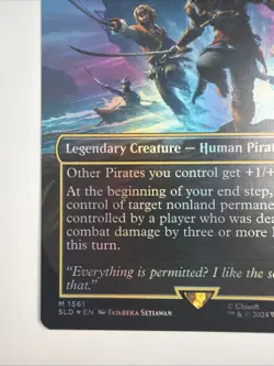 Edward, Jackdaw Captain - Admiral Beckett Brass (Rainbow Foil) Secret Lair Drop - Image 5