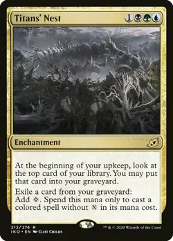 1x Titans' Nest - NM MTG - Ikoria: Lair of Behemoths - Image 1