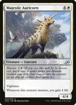 1x Majestic Auricorn - NM MTG - Ikoria: Lair of Behemoths - Image 1