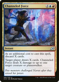 1x Channeled Force - NM MTG - Ikoria: Lair of Behemoths - Image 1