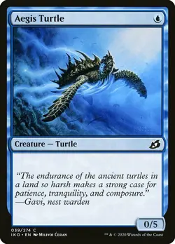 1x Aegis Turtle - NM MTG - Ikoria: Lair of Behemoths - Image 1