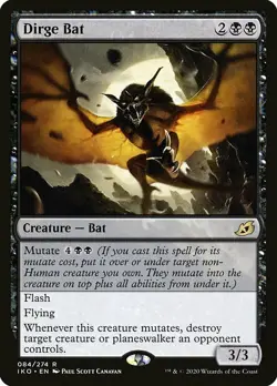 1x Dirge Bat - NM MTG - Ikoria: Lair of Behemoths - Image 1