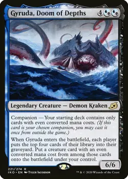 1x Gyruda, Doom of Depths - NM MTG - Ikoria: Lair of Behemoths - Image 1