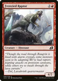 1x Frenzied Raptor - NM MTG - Ikoria: Lair of Behemoths - Image 1