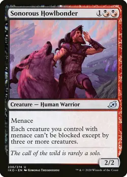 1x Sonorous Howlbonder - NM MTG - Ikoria: Lair of Behemoths - Image 1