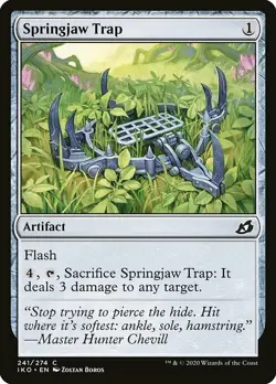 1x Springjaw Trap - NM MTG - Ikoria: Lair of Behemoths - Image 1