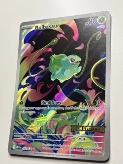 Pokemon Bulbasaur 133/132 Mega Evolution Stamped NM - Image 3