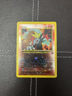 Pokemon TCG - Entei - 34 - WoTC Black Star Promo - MP/LP Holo Rare (2001) - Image 1