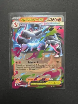 Pokemon TCG - Phantasmal Flames - Mega Charizard X EX - 013/094 - Double Rare - Image 1