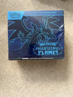 Pokemon TCG Mega Evolution Phantasmal Flames Elite Trainer Box ✅🚛 SMALL RIP - Image 1
