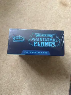 Pokemon TCG Mega Evolution Phantasmal Flames Elite Trainer Box ✅🚛 SMALL RIP - Image 3