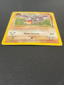 Aerodactyl 1/62 Unlimited Holo Rare WotC Pokemon Fossil - Image 3