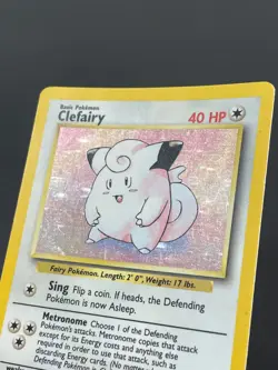 Clefairy 5/102 Holo Rare Unlimited WOTC Pokemon Base Set - Image 3