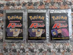 Pokemon Team Rocket Booster Pack Sealed Vintage WOTC - Image 1