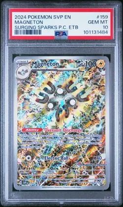 Magneton 159 Pokemon Center Scarlet & Violet Promo PSA 10 - Image 1