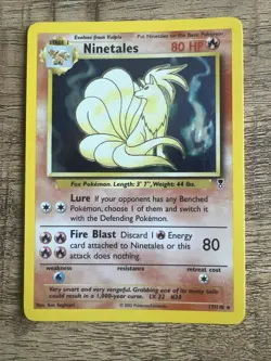 Pokemon Ninetales 17/110 WotC Legendary Collection Holo Rare MP - Image 1