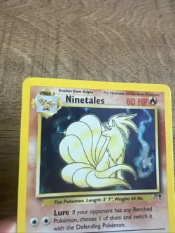 Pokemon Ninetales 17/110 WotC Legendary Collection Holo Rare MP - Image 2