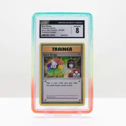 Pokemon Gym Badge #XY206 Pokemon League Black Star Promo 2017 - CGC 8 - Image 1