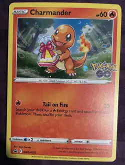 Charmander Cosmos Swirl Promo Pokemon Go Pokemon TCG SWSH232 Sword & Shield - Image 1