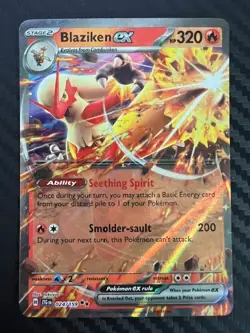 Pokemon TCG Blaziken ex 024/159 Sv09: Journey Together Holo NM - Image 1