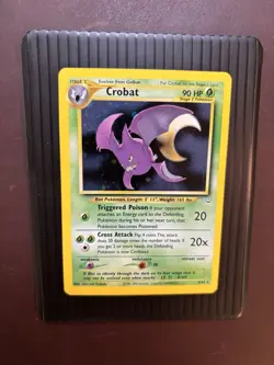 Pokemon TCG Crobat 4/64 Neo Revelation Holo Rare MP - Image 1