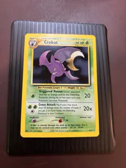 Pokemon TCG Crobat 4/64 Neo Revelation Holo Rare MP - Image 2